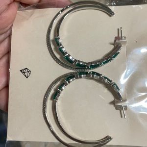 Beautiful Earrings with zirconium.